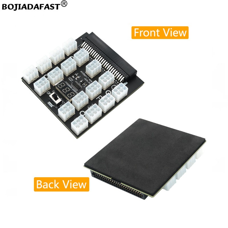 17 * PCI-E 6Pin Connector Serv - 2400W Server Psu Breakout Board 评论和价格